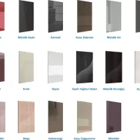 Akrilik Kapak Renk Kartelasi