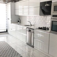 Akrilik Mutfak Dolabı Modelleri