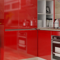 Akrilik Mutfak Dolabı Modelleri-1