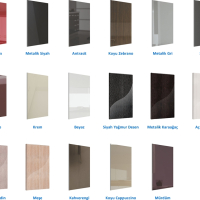 Akrilik Mutfak Dolabı Modelleri