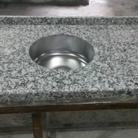 GRİ RENK GRANİT MUTFAK TEZGAHI