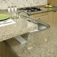 KAHVERENGİ RENK ÇİMSTONE MUTFAK TEZGAHI