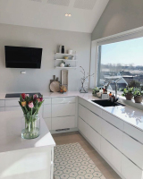 Laminant Kapak Mutfak Dolabı Modelleri