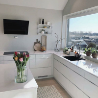 Laminant Kapak Mutfak Dolabı Modelleri