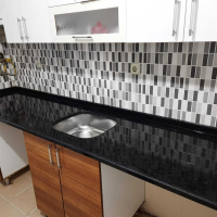 SİYAH RENK GRANİT MUTFAK TEZGAHI